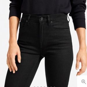 Everlane Hi-Rise Skinny Jean, Black, 30